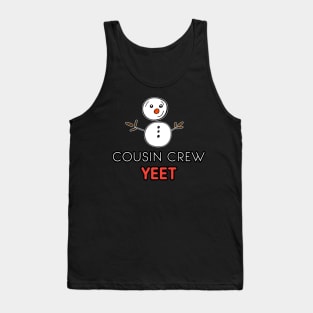 Cousin Crew Yeet Snowman Tank Top